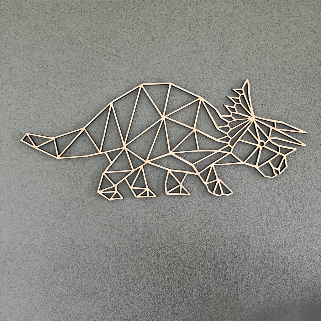 Geometrische triceratops